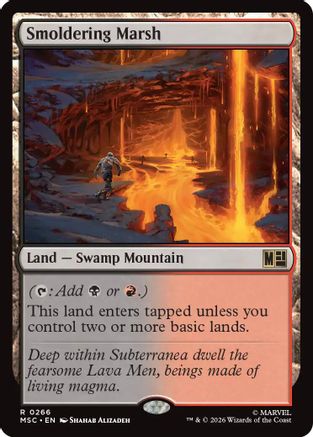 Smoldering Marsh (MSC-266) - Commander: Marvel Super Heroes
