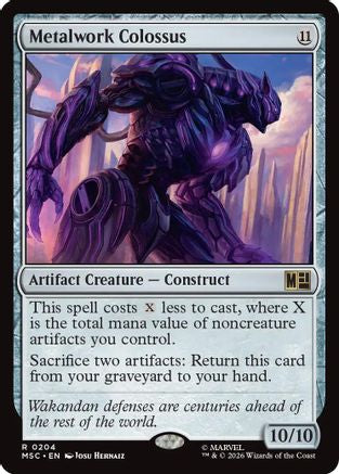 Metalwork Colossus (MSC-204) - Commander: Marvel Super Heroes