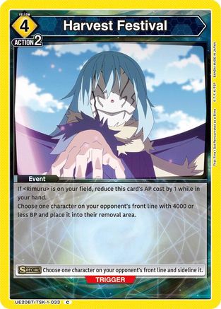 Harvest Festival (UE20BT/TSK-1-033) - UE20BT That Time I Got Reincarnated as a Slime