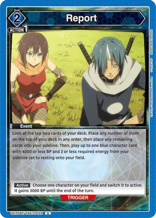 Report (UE20BT/TSK-2-024) - UE20BT That Time I Got Reincarnated as a Slime