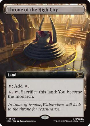Throne of the High City (Extended Art) (MSC-500) - Commander: Marvel Super Heroes