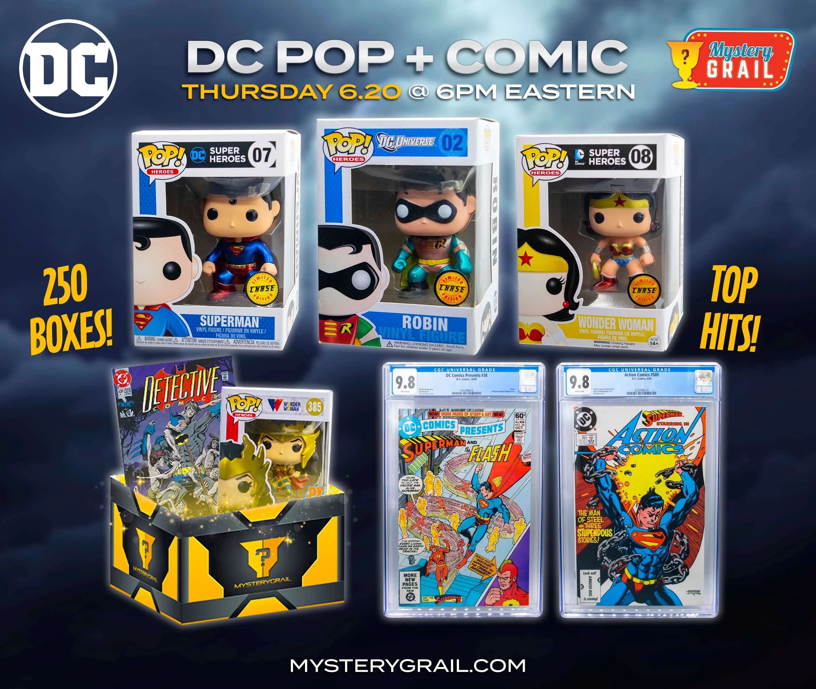 DC Pop + Comic - Mystery Grail Box