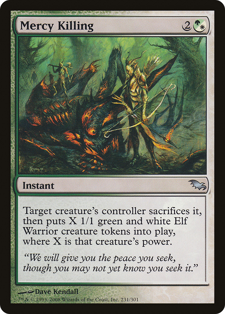Mercy Killing (SHM-231) - Shadowmoor Foil