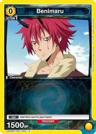 Benimaru (024) (Box Topper Foil) (UE20BT/TSK-1-024) - UE20BT That Time I Got Reincarnated as a Slime Foil