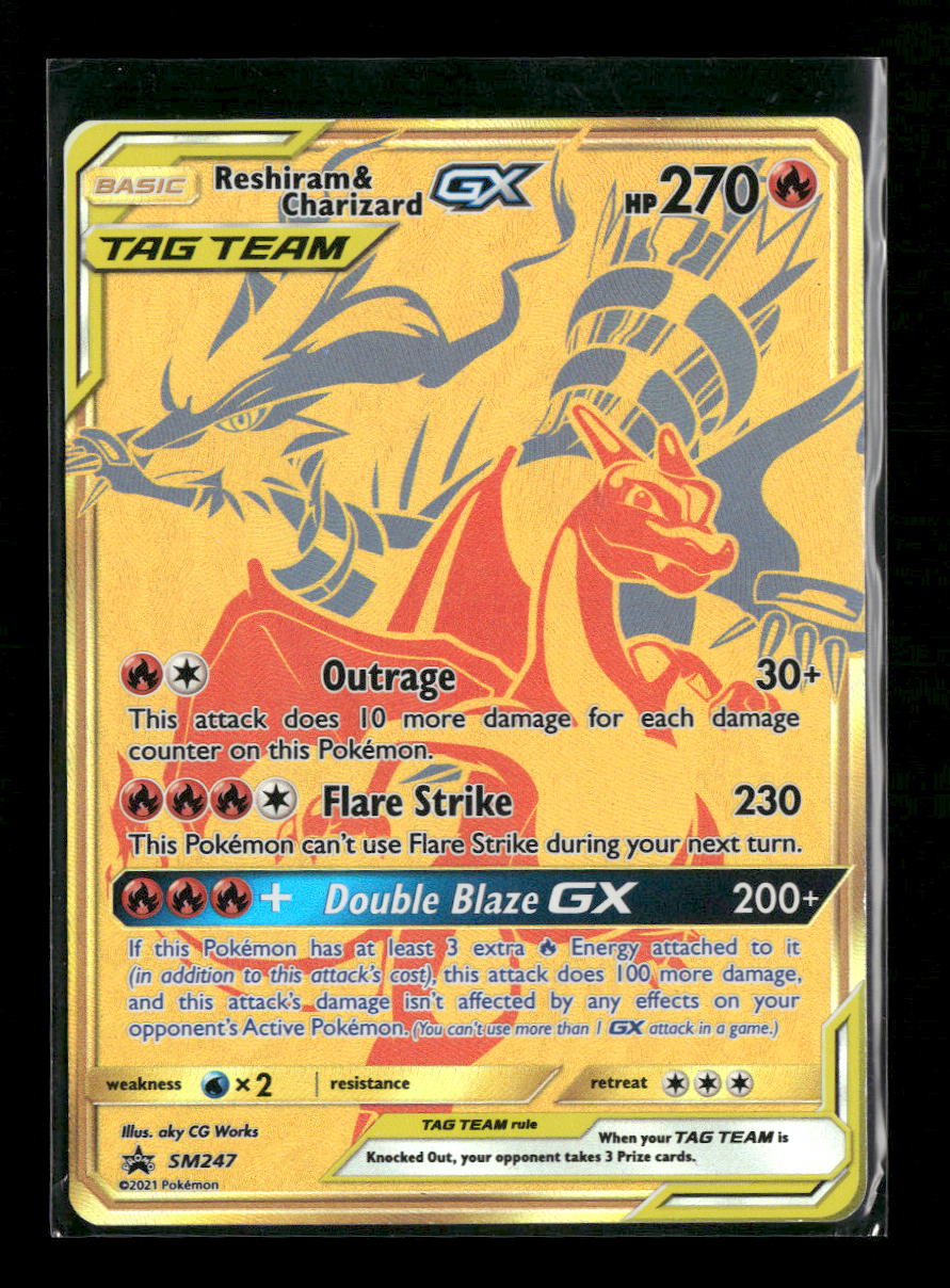 SM Promos Reshiram & Charizard GX #SM247