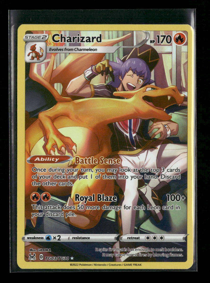 SWSH11: Lost Origin Trainer Gallery Charizard #TG03/TG30