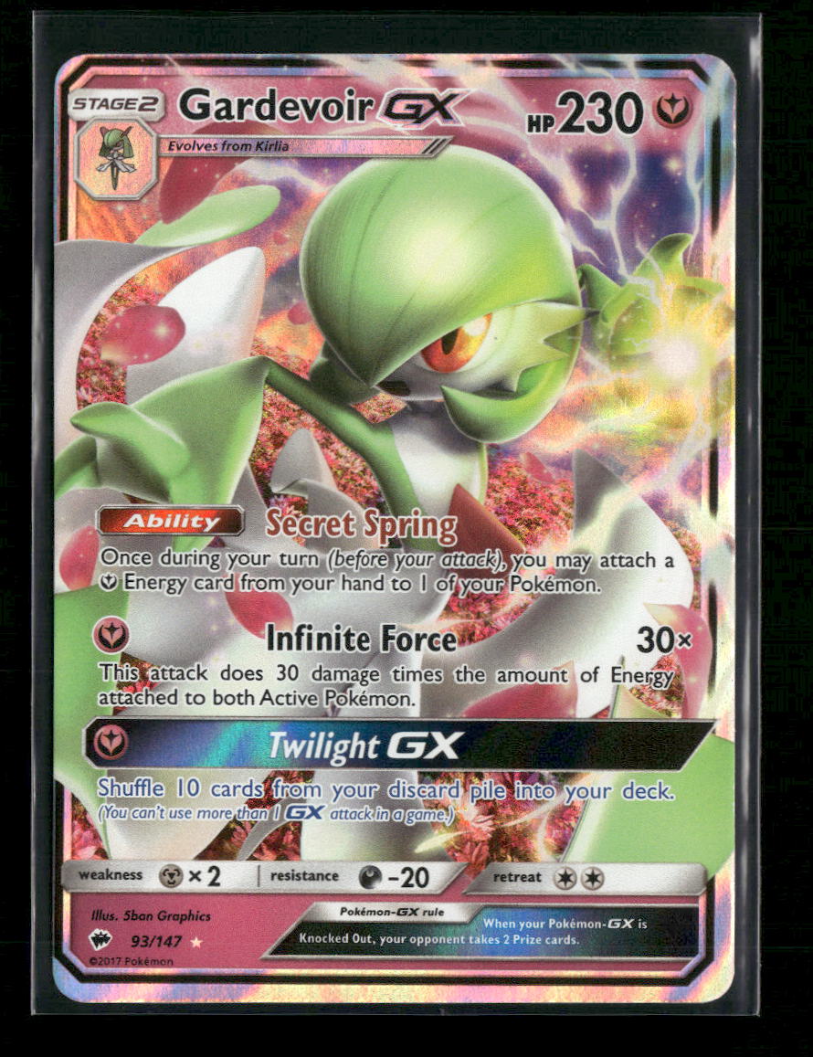 SM - Burning Shadows Gardevoir GX #93/147