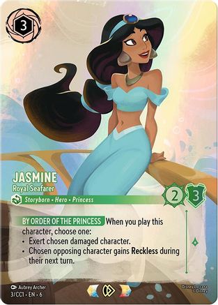 Jasmine - Royal Seafarer (3) - Disney Lorcana Promo Cards Holofoil