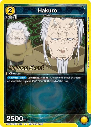 Hakuro (UEPR/TSK-1-022) - UE20BT That Time I Got Reincarnated as a Slime Release Event Cards