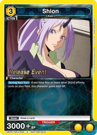 Shion (005) (UEPR/TSK-2-005) - UE20BT That Time I Got Reincarnated as a Slime Release Event Cards
