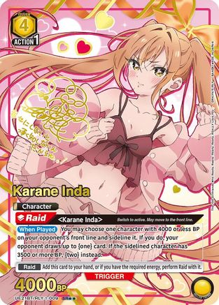 Karane Inda (009) (SR**) (UE21BT/RLY-1-009) - UE21BT The 100 Girlfriends Who Really Really Really Really REALLY Love You Foil
