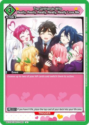 The Girlfriends Who Really, Really, Really, Really, Really Love Me (082) (UE21BT/RLY-1-082) - UE21BT The 100 Girlfriends Who Really Really Really Really REALLY Love You