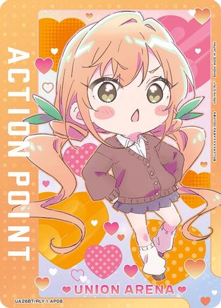 Action Point Card (AP08) (UE21BT/RLY-1-AP08) - UE21BT The 100 Girlfriends Who Really Really Really Really REALLY Love You Foil