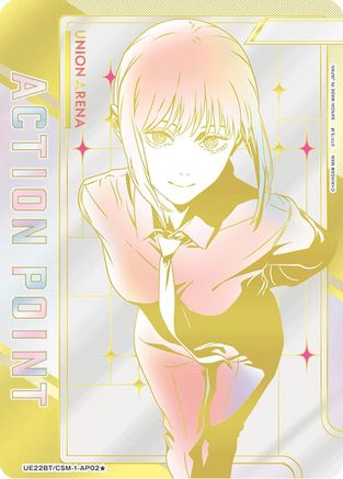 Action Point Card (AP02*) (Serial Numbered) (UE22BT/CSM-1-AP02) - UE22BT CHAINSAW MAN Foil