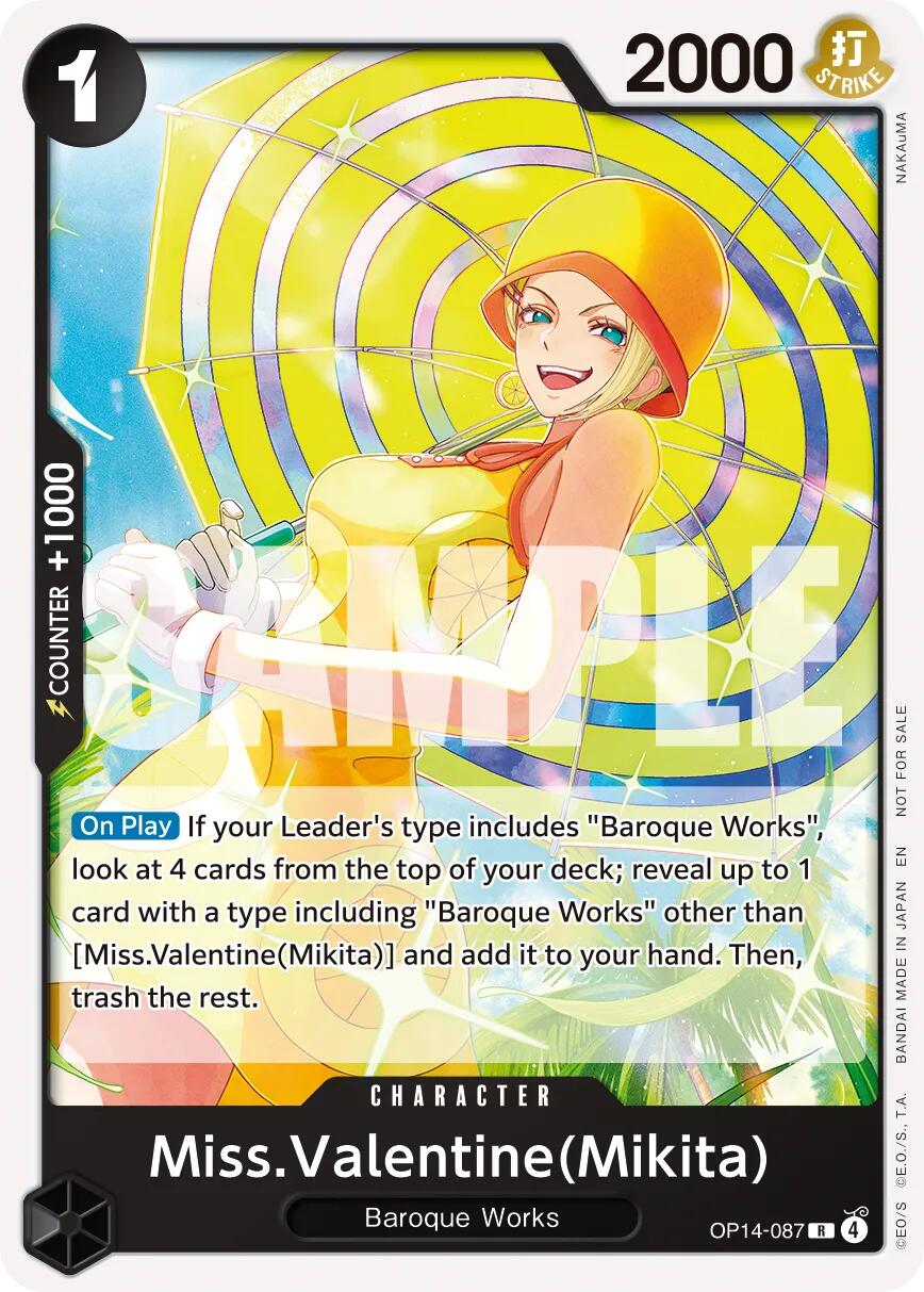 Miss.Valentine(Mikita) (Tournament Pack 2026 Vol. 3) [One Piece Promotion Cards]