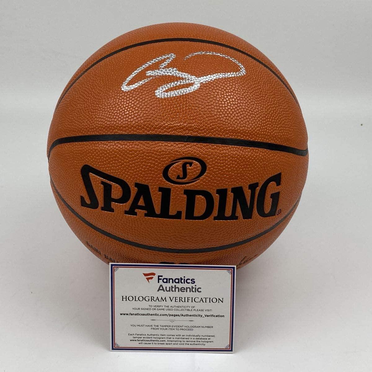 Autographed/Signed Gordon Hayward Charlotte Hornets Spalding Full Size FS Basketball Fanatics COA