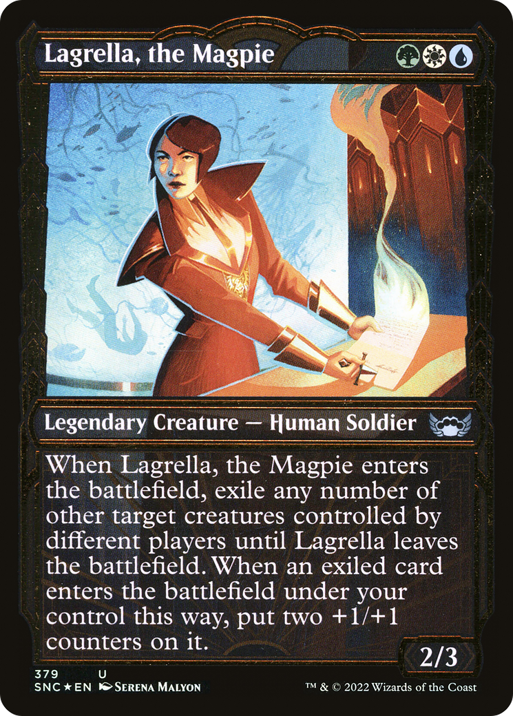 Lagrella, the Magpie (SNC-379) - Streets of New Capenna: (Showcase) Foil