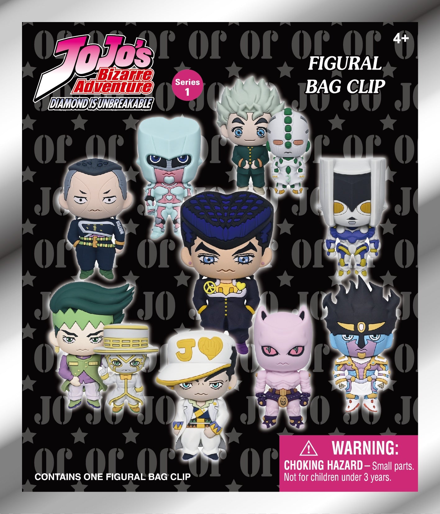 JoJo's Bizarre Adventure 3D Foam Bag Clip Series 3 Blind Bag - Official Anime Keychain