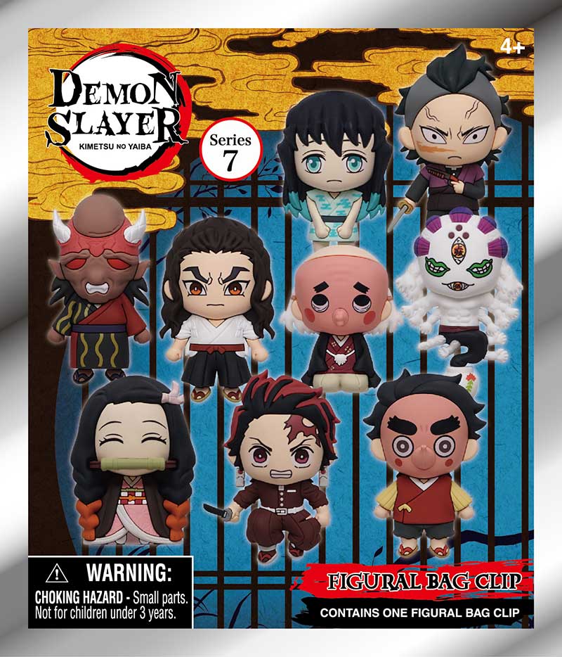 Demon Slayer Season 3 3D Foam Bag Clip Series 7 - Blind Bag Collectible