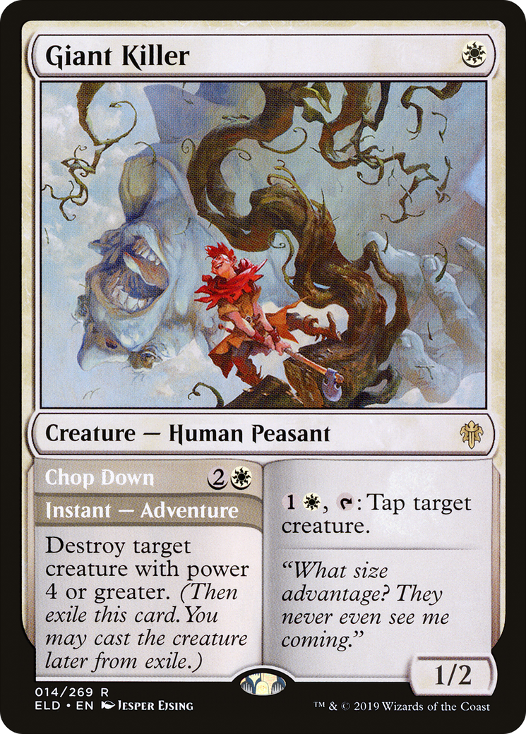Giant Killer // Chop Down (ELD-014) - Throne of Eldraine Foil