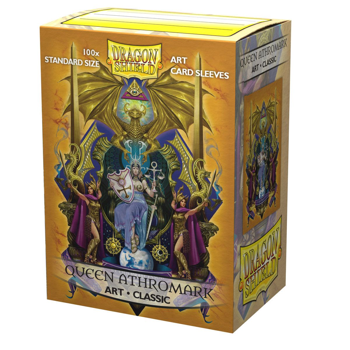 Dragon Shield: Standard 100ct Brushed Art Sleeves - Queen Athromark (Classic)