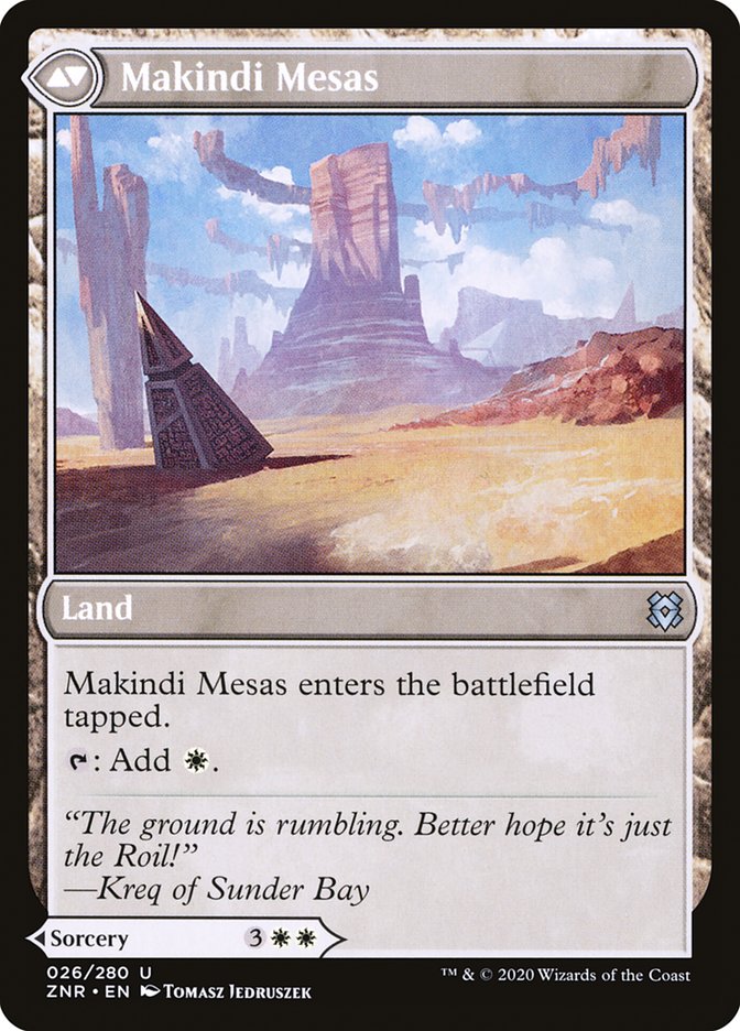 Makindi Stampede // Makindi Mesas (ZNR-026) - Zendikar Rising