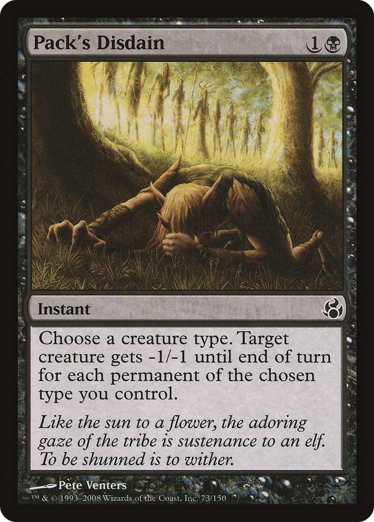 Pack's Disdain (MOR-073) - Morningtide Foil