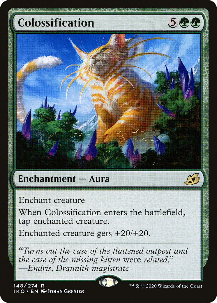 Colossification (IKO-148) - Ikoria: Lair of Behemoths Foil