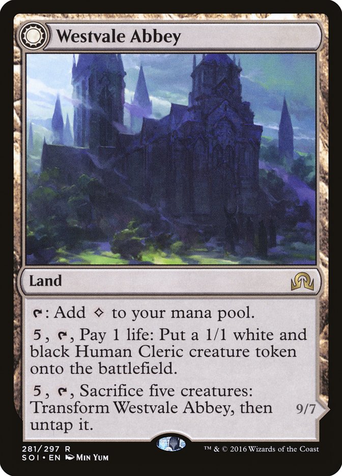 Westvale Abbey // Ormendahl, Profane Prince (SOI-281) - Shadows over Innistrad: (Double Faced Transform) Foil
