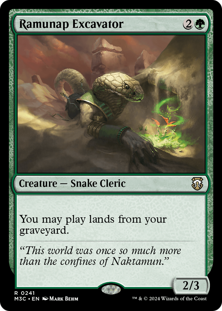 Ramunap Excavator (M3C-241) - Modern Horizons 3 Commander