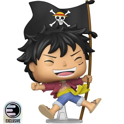 One Piece Monkey D. Luffy with Flag Funko Pop! Vinyl Figure #2214