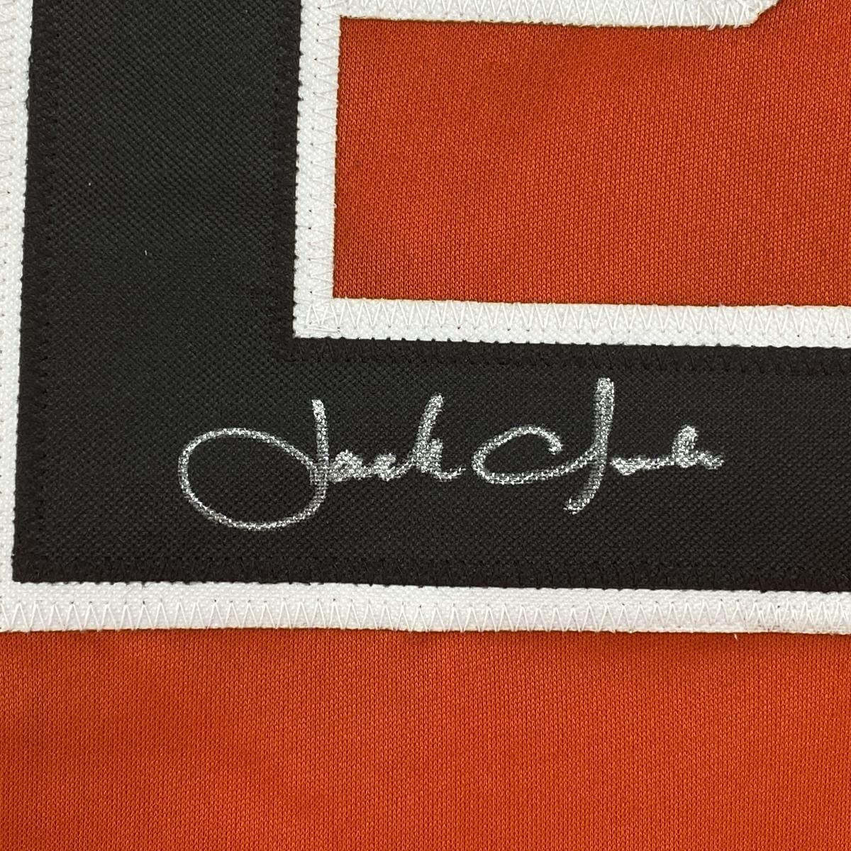 Autographed/Signed Jack Clark San Francisco Orange Baseball Jersey JSA COA
