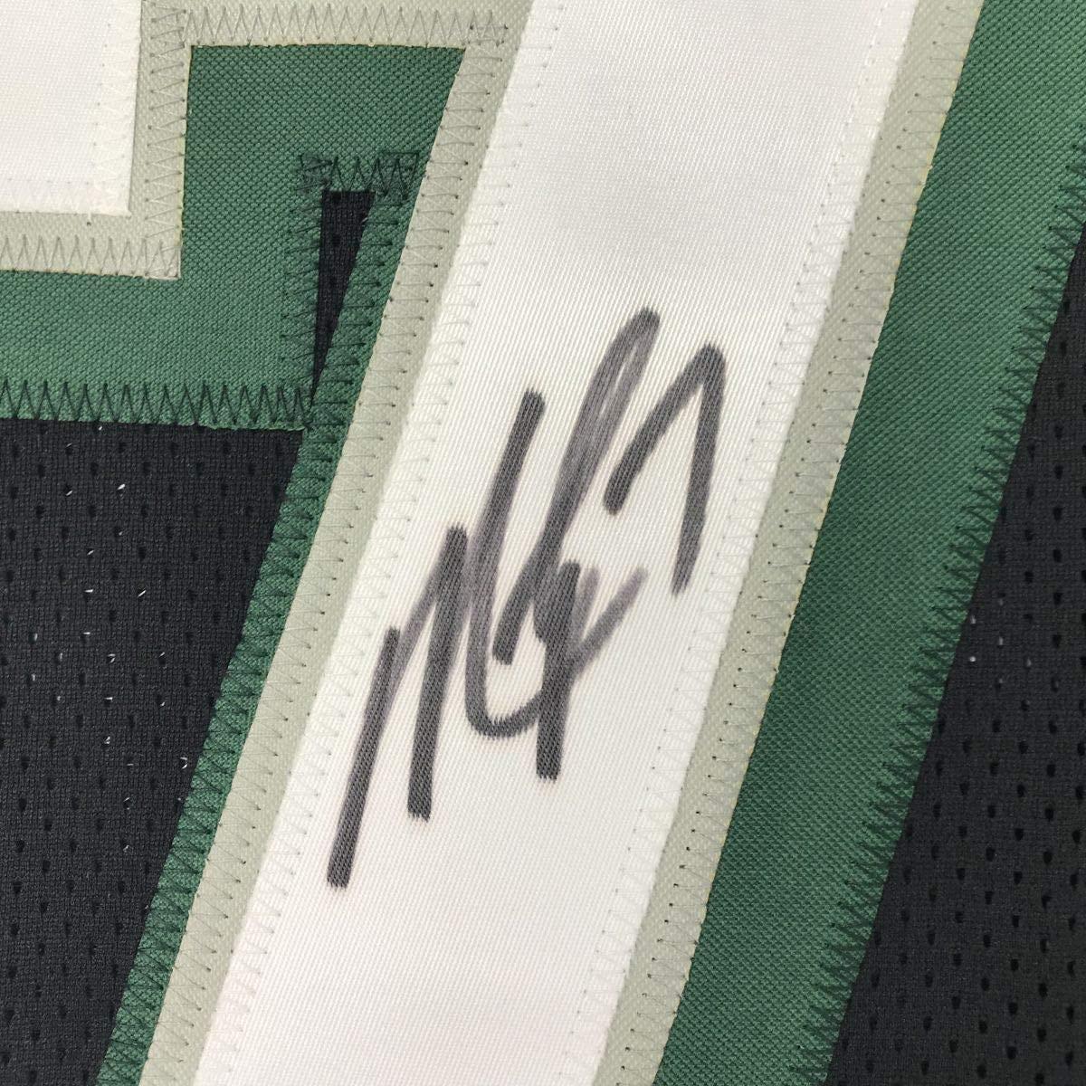 Autographed/Signed Michael Mike Vick Philadelphia Black Football Jersey PSA/DNA COA