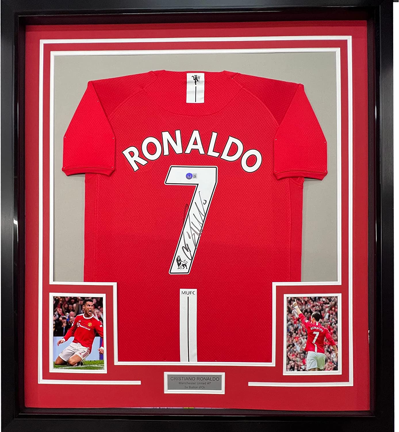 Framed Custom Frame Your Jersey 35x39 Professionally Framed & Matted Deluxe Framing with Photos Jersey Free Shipping