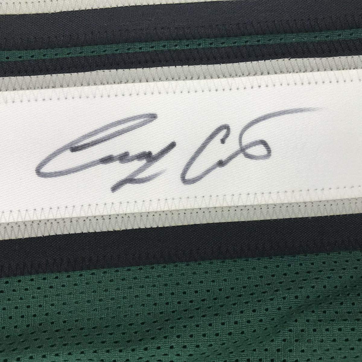 Autographed/Signed Corey Clement Philadelphia Green Football Jersey JSA COA