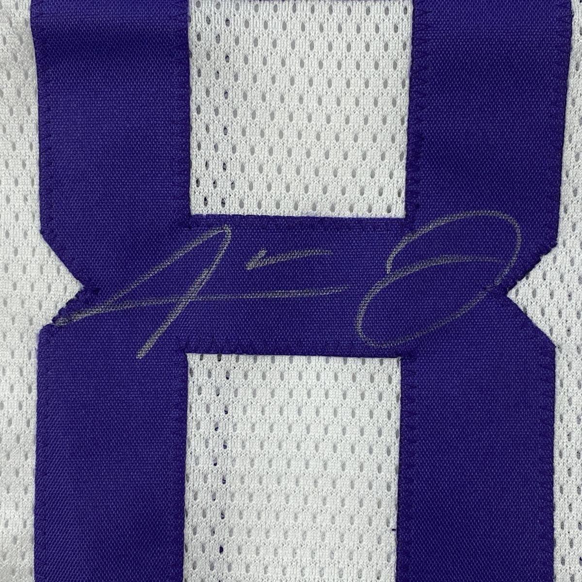 Framed Autographed/Signed Odell Beckham Jr. & Jarvis Landry 35x39 LSU White College Football Jersey JSA COA