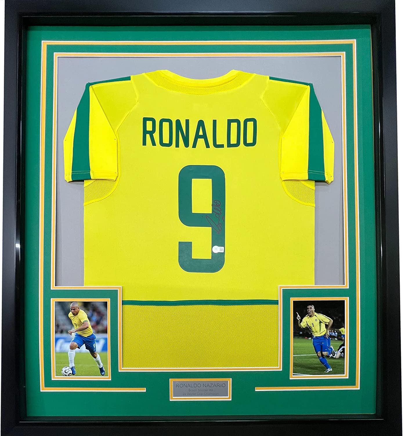 Framed Custom Frame Your Jersey 35x39 Professionally Framed & Matted Deluxe Framing with Photos Jersey Free Shipping