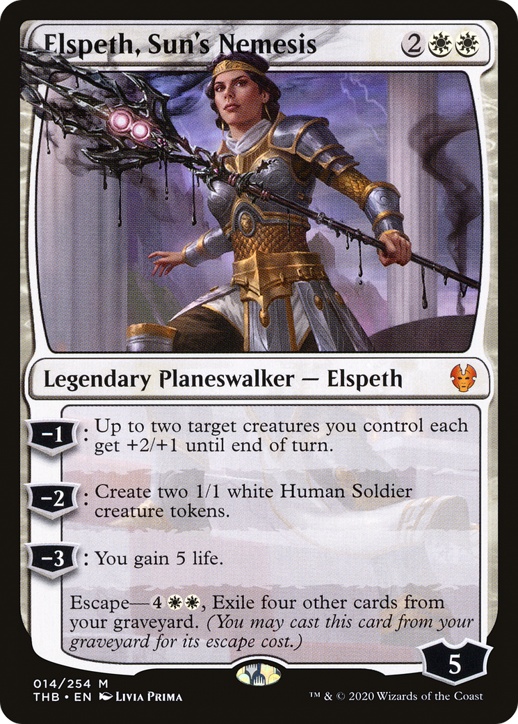 Elspeth, Sun's Nemesis (THB-014) - Theros Beyond Death