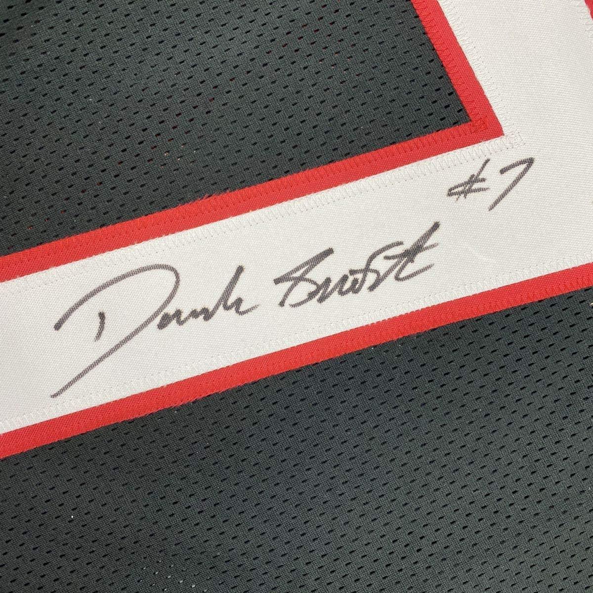 Autographed/Signed D'Andre Swift Georgia Black College Football Jersey JSA COA