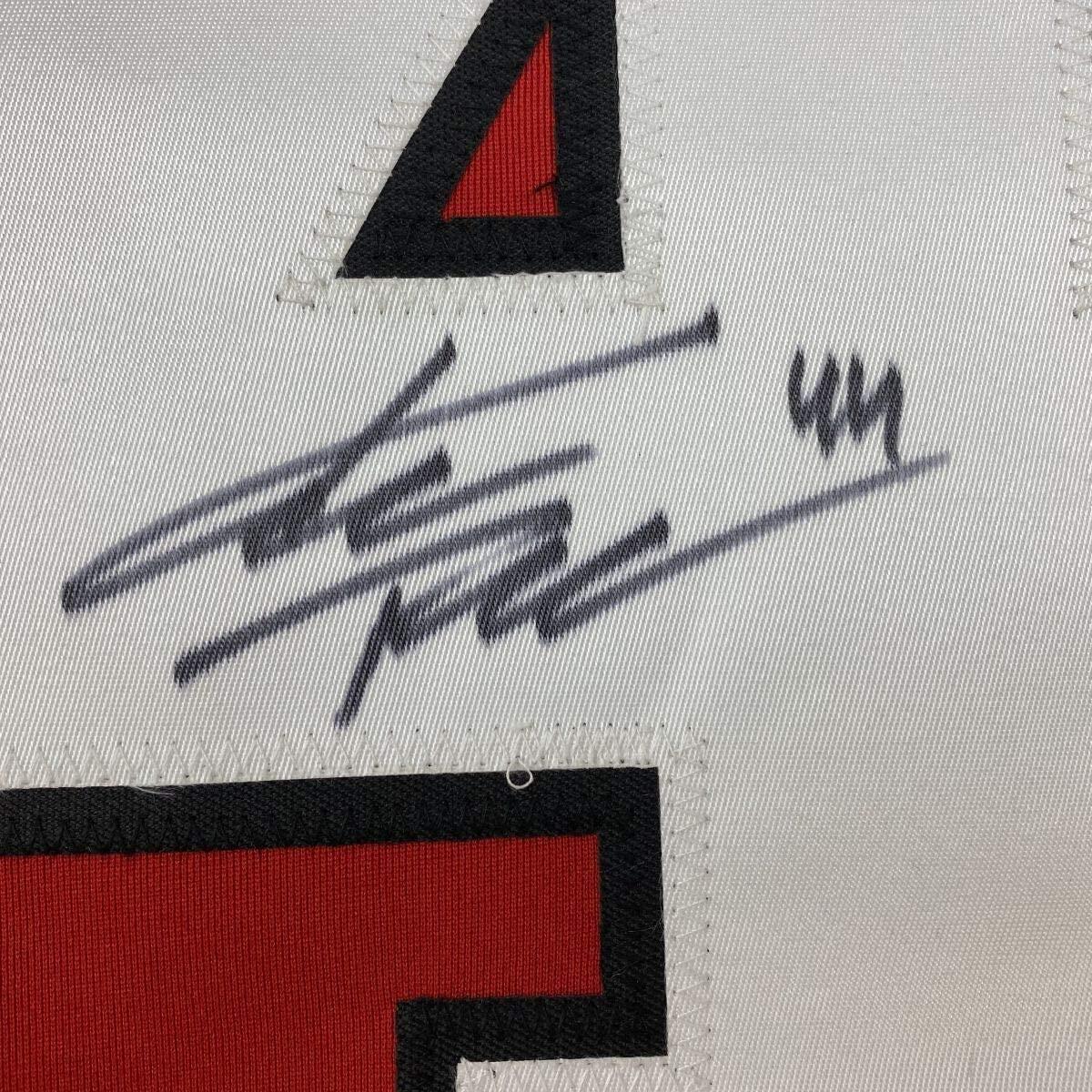 Autographed/Signed Kimmo Timonen Chicago Red Hockey Jersey JSA COA