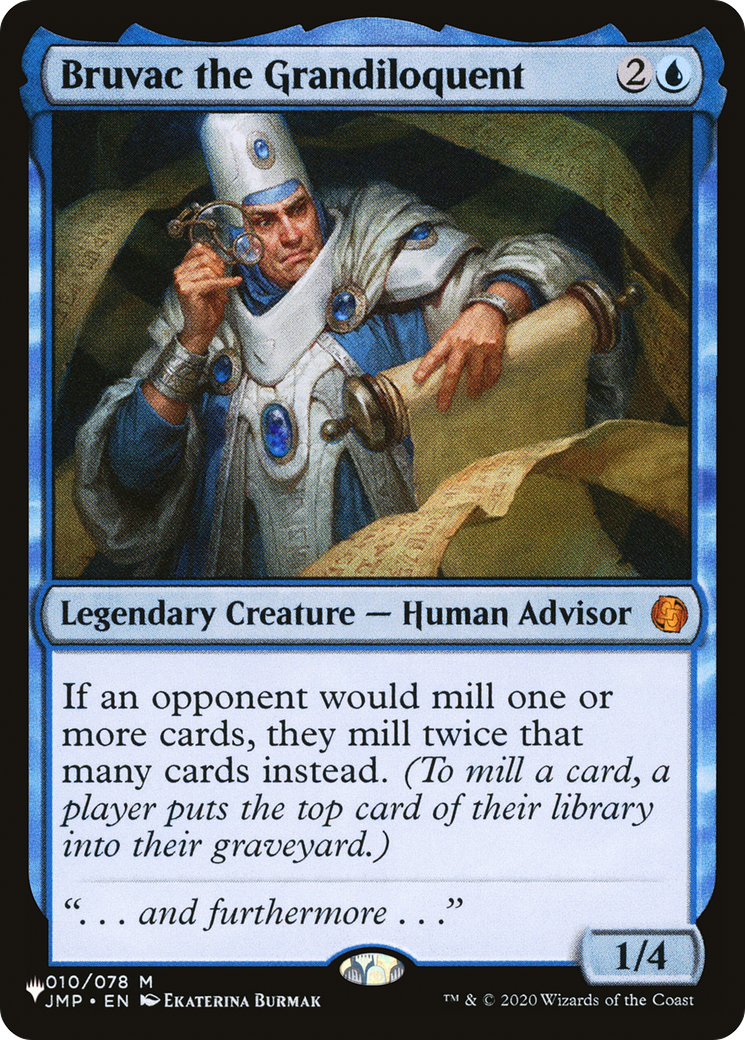 Bruvac the Grandiloquent (LIST-JMP-10) - The List