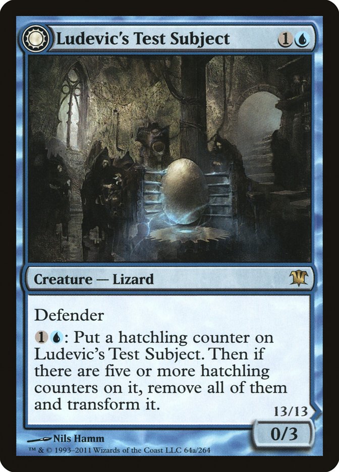 Ludevic's Test Subject // Ludevic's Abomination (ISD-064) - Innistrad: (Double Faced Transform) Foil