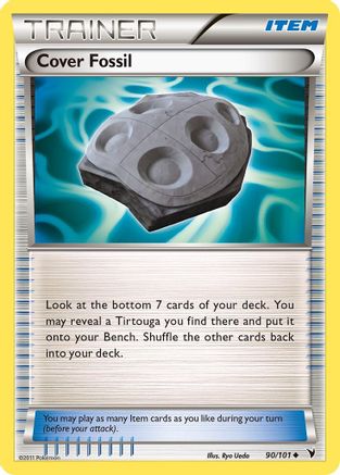 Cover Fossil 090/101 - Noble Victories Reverse Holofoil