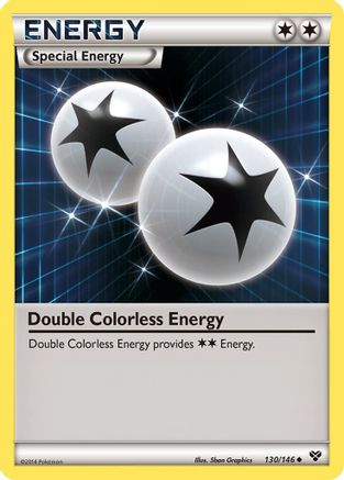 Double Colorless Energy 130/146 - XY Base Set