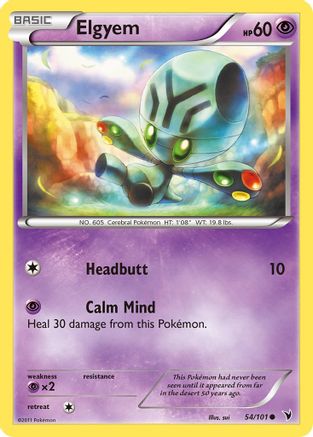 Elgyem 054/101 - Noble Victories Reverse Holofoil