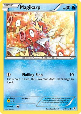 Magikarp 030/113 - Legendary Treasures Reverse Holofoil