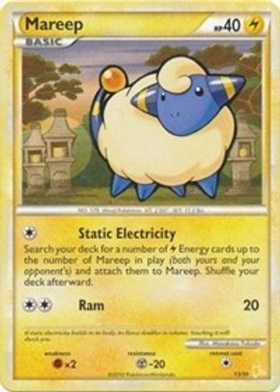 Mareep (#) 013 - HGSS Trainer Kit Gyarados & Raichu