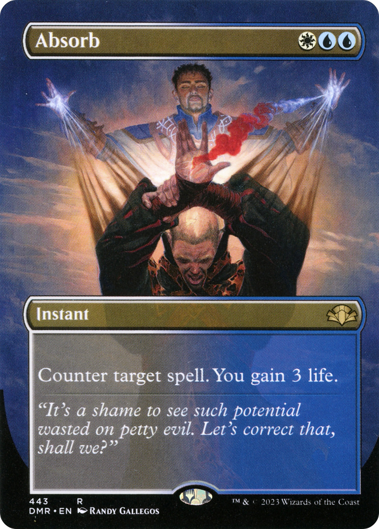 Absorb (Borderless) (DMR-443) - Dominaria Remastered (Borderless) Foil