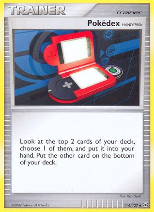 Pokedex HANDY910is 114/127 - Platinum