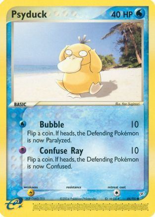 Psyduck 044/95 - Team Magma vs Team Aqua Reverse Holofoil